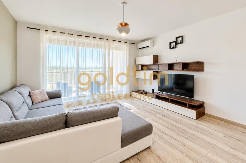 Apartament cu 2 camere semidecomandat, mobilat în Sisești