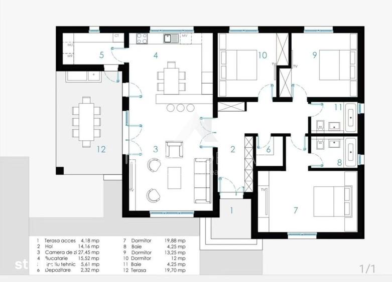 Casa 142mp, 750mp teren, Ghermanesti Snagov, padure, utilitati - 8