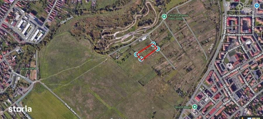 Vanzare teren intravilan 4.000 mp Sibiu, zona Campsor (UTR U09 / L4) - 1
