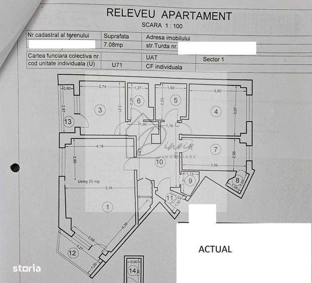 Apartament cu 4 camere decomandat, mobilat în Grivița
