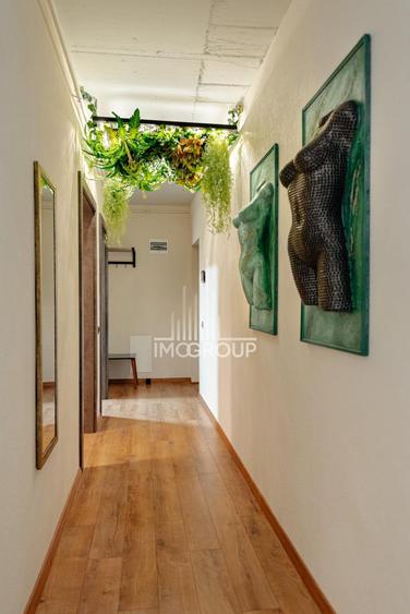 Apartament cu 2 camere semidecomandat, mobilat în Central