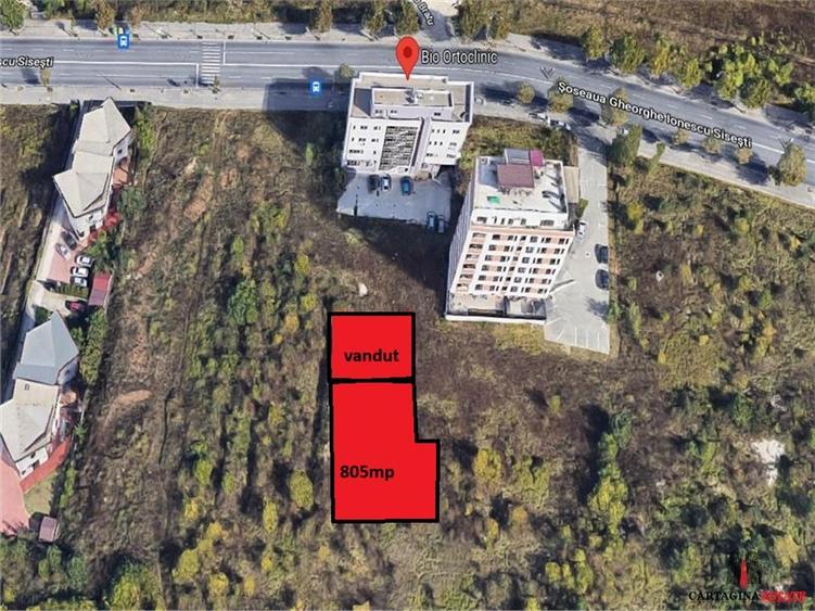 Teren intravilan de 805 mp, în Băneasa