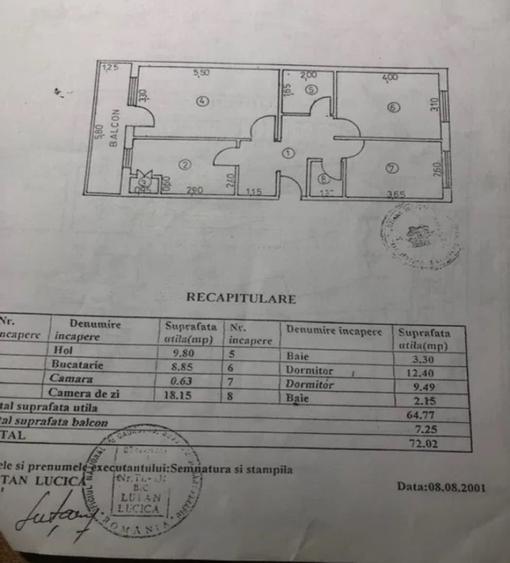 Apartament cu 3 camere în Piața Nouă