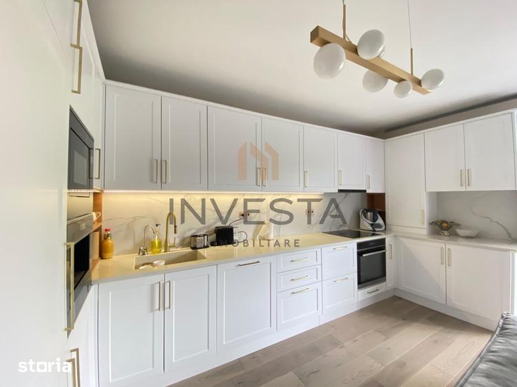 Apartament cu 4 camere semidecomandat, mobilat în Borhanci