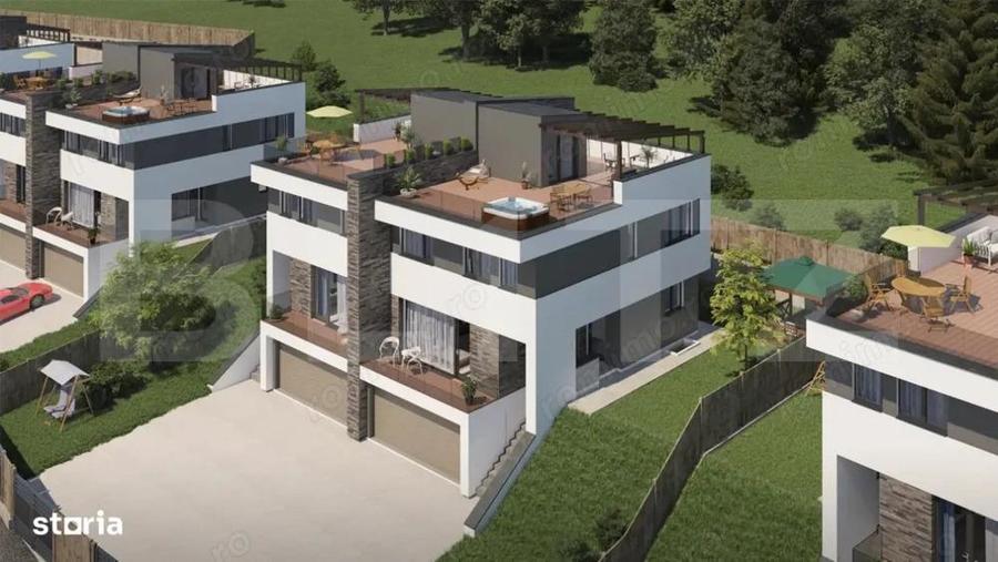 Casa moderna cu terasa panoramica si garaj dublu confort, intimitate - 13