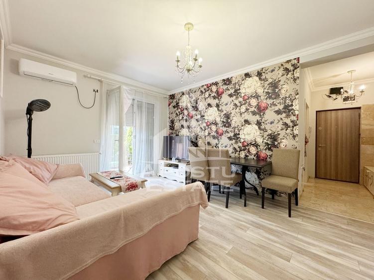 Apartament cu 2 camere semidecomandat, mobilat în Giroc