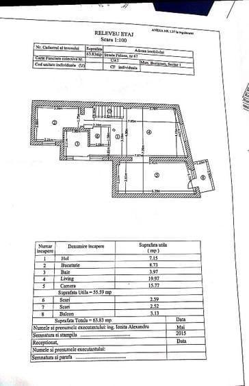 Apartament cu 4 camere semidecomandat, mobilat în Polonă