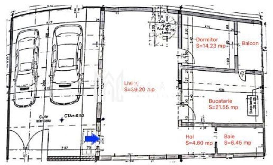Casă cu 4 camere în Cristian