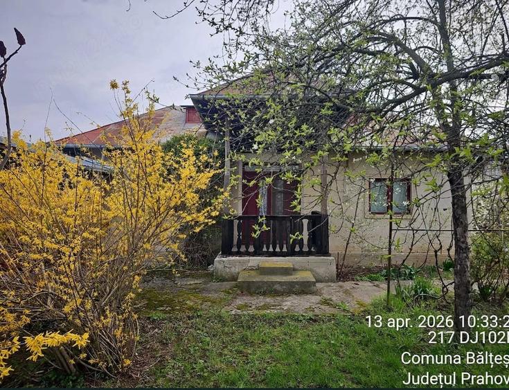Casă cu 2 camere cu Teren 5000 Mp în Bălțești