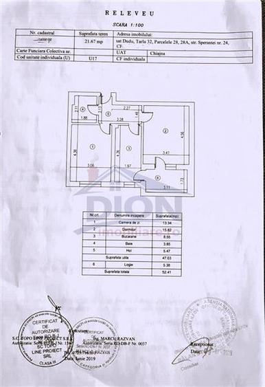 Apartament cu 2 camere decomandat, mobilat în Dudu