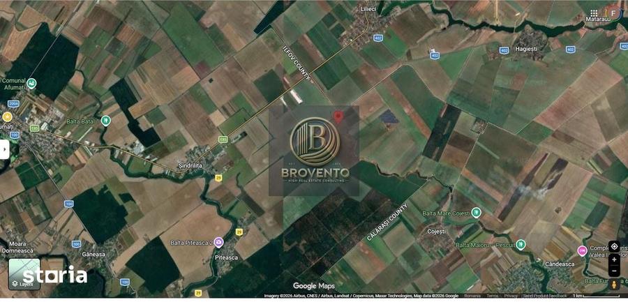 Teren de 200000 mp, în Sinești