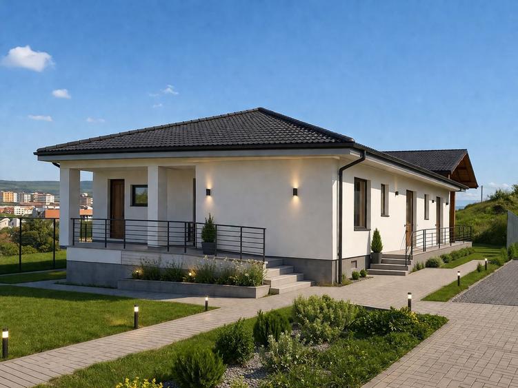 Casă individuală cu 4 camere cu Teren 600 Mp în Cetate
