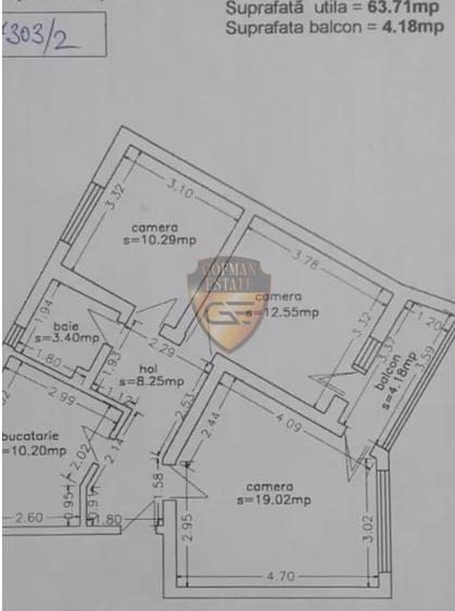 Spațiu comercial, de 68 mp, în City Park Mall