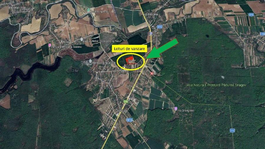 Teren Construcții intravilan de 1000 mp, în Ciolpani