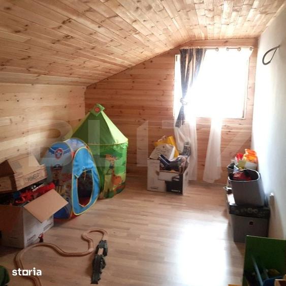 Casa deosebita din lemn masiv de stejar, 125 mp utili, teren 700 mp, B - 9