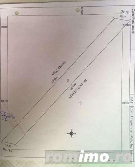 Teren de 15000 mp, în Vest