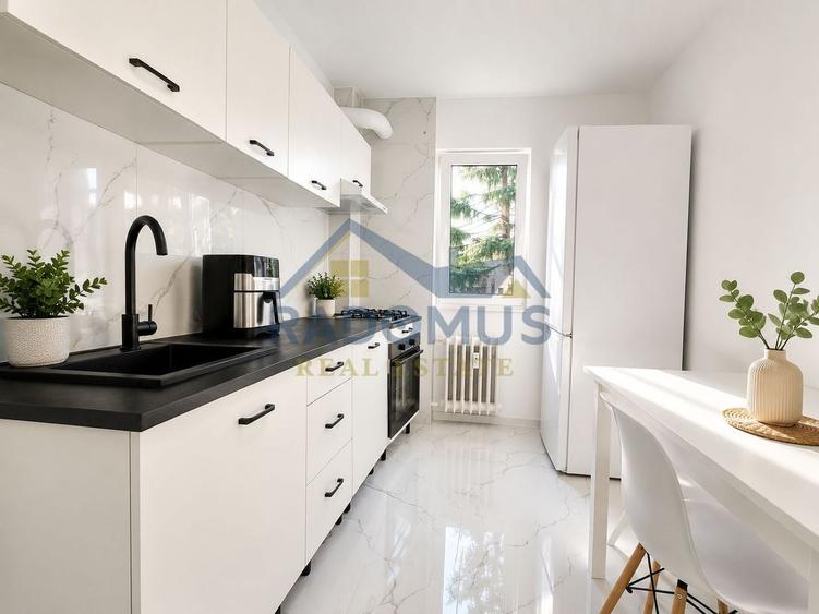 Apartament cu 2 camere semidecomandat, mobilat în Nord