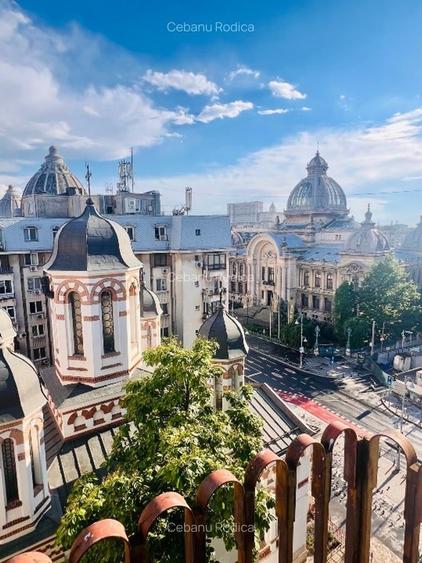 Garsonieră semidecomandată, mobilată în Calea Victoriei