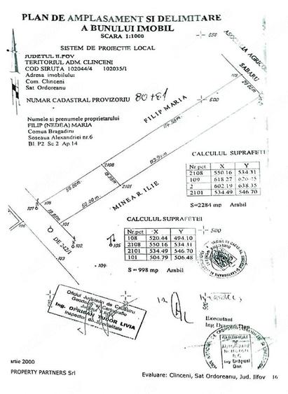 Teren de 3282 mp, în Clinceni