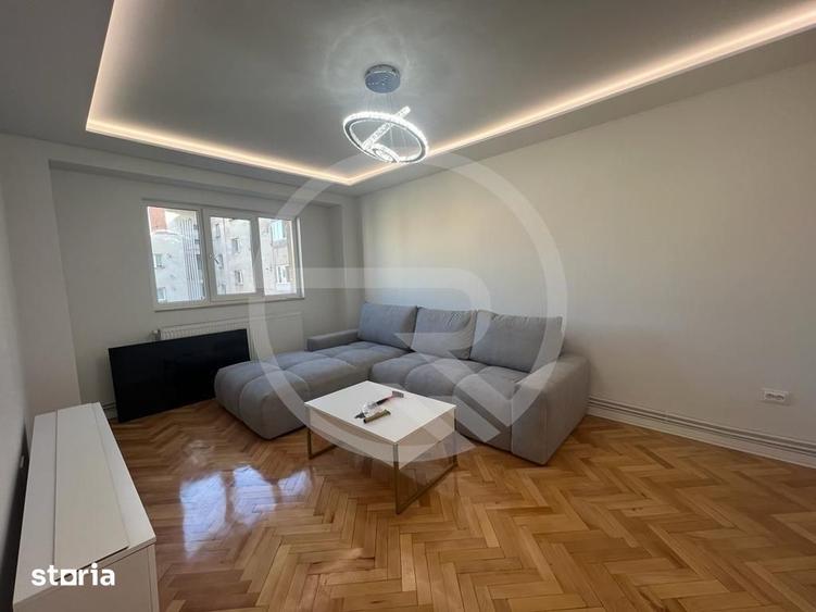 Apartament cu 3 camere decomandat, mobilat în Mărăști