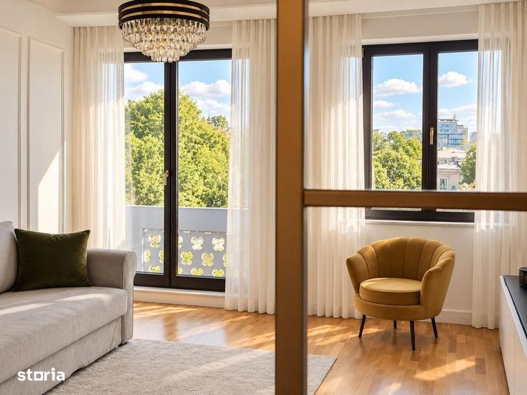 Apartament cu 3 camere, mobilat în Victoriei