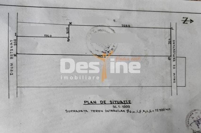 Teren Construcții intravilan de 12500 mp, în Drajna de Sus