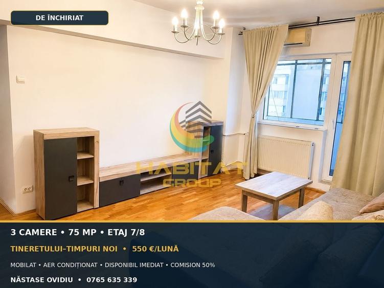 Apartament 3 Camere de Inchiriat Tineretului–Timpuri Noi ! - 3