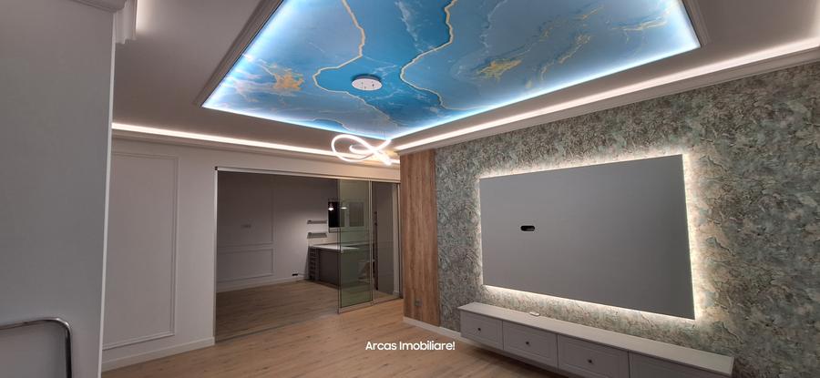Penthouse cu 3 camere decomandat, mobilat în Sub Arini