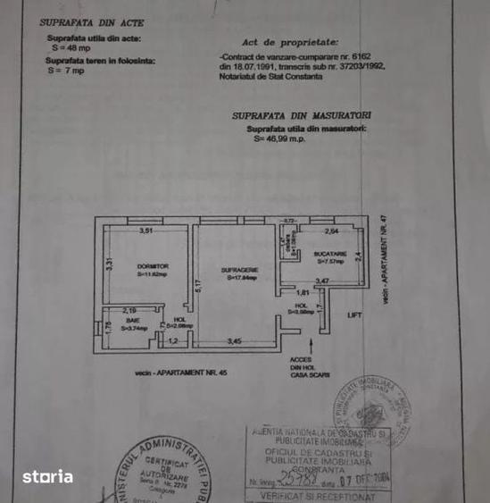 Apartament cu 2 camere semidecomandat în Tomis II