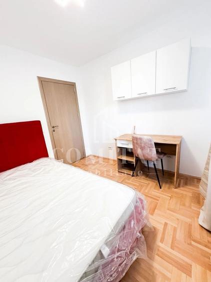 Apartament cu 4 camere semidecomandat, mobilat în Mănăștur