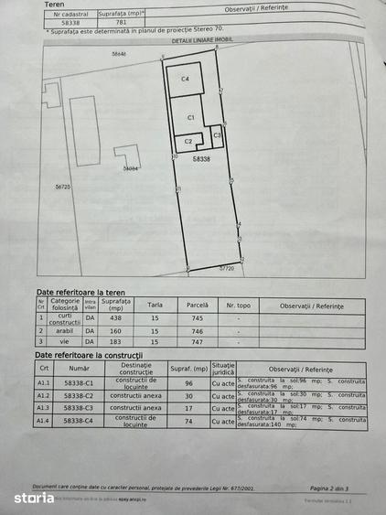 Casă cu 5 camere cu Teren 781 Mp în Central
