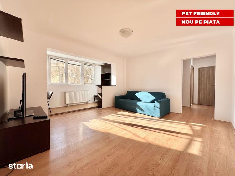 Apartament cu 3 camere, mobilat în Vatra Luminoasă
