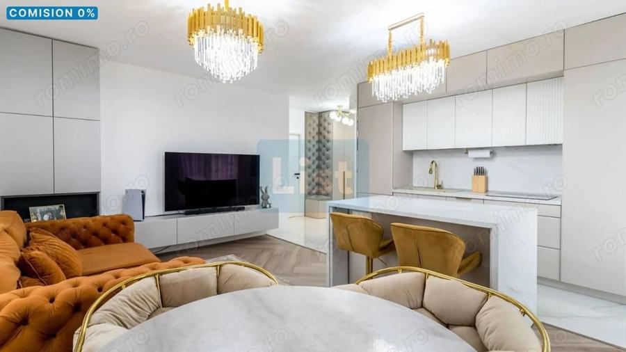 Apartament cu 3 camere semidecomandat în Nord