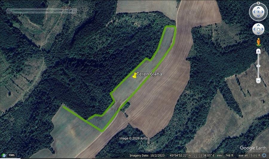Teren agricol extravilan de 64000 mp, în Central