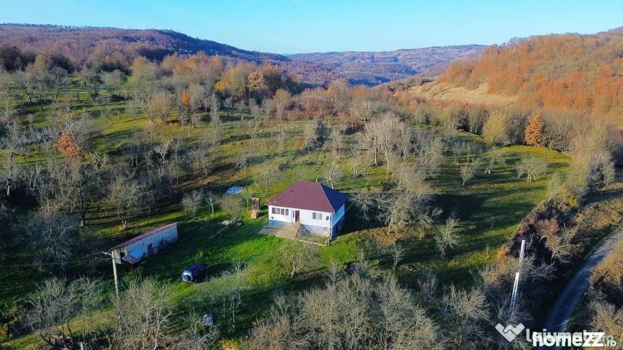 Casă cu 2 camere cu Teren 8945 Mp în Frâncenii Boiului