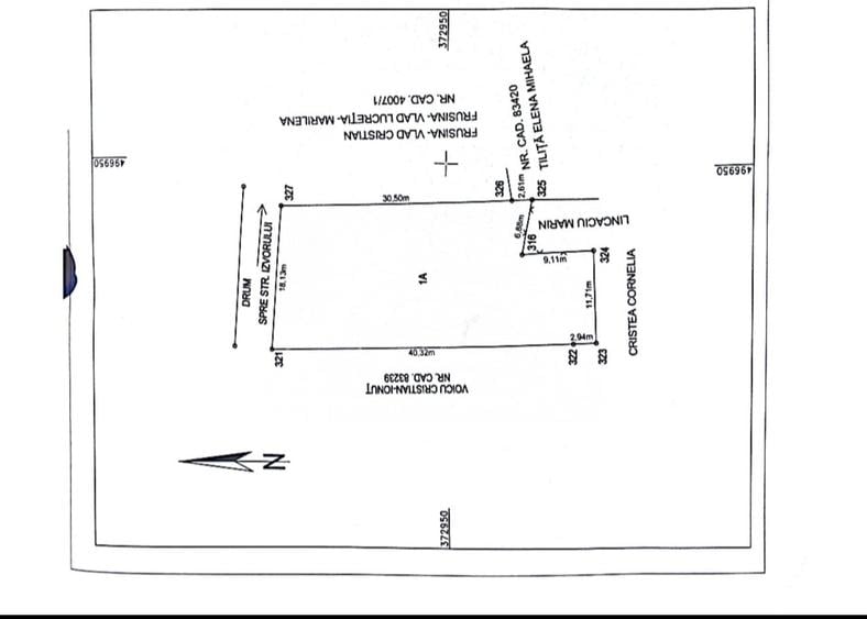 Teren Construcții extravilan de 700 mp, în Ștefănești