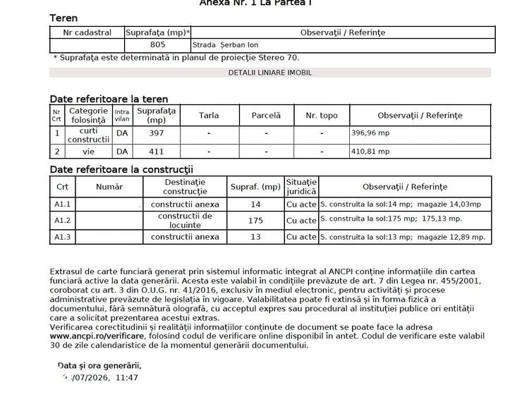 Teren 805mp | Zona Pipera | Constructie pe teren | Deschidere la LAC - 3