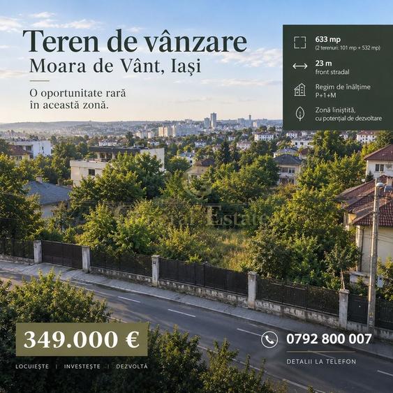 Vânzare teren intravilan pentru construcții | Moara de Vânt - 1