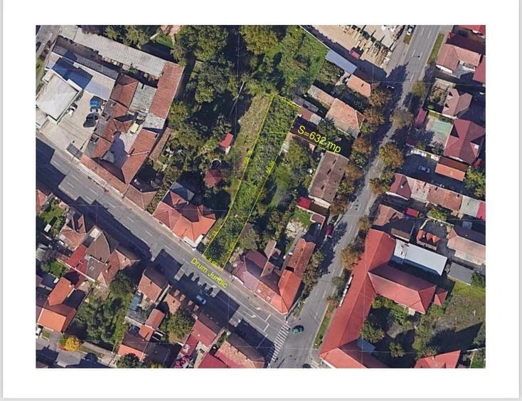 Teren de 632 mp, în Calea Clujului