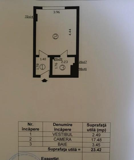 Garsonieră decomandată în Universitate
