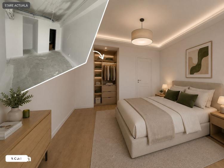Apartament cu 3 camere în Tei