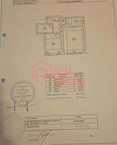 Apartament cu 2 camere decomandat în Fundeni