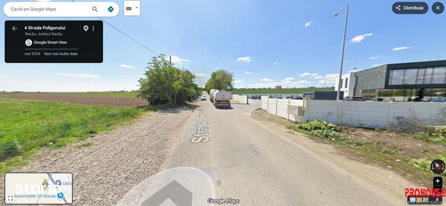 Teren intravilan 8.700 mp - deschidere 48 ml - 3