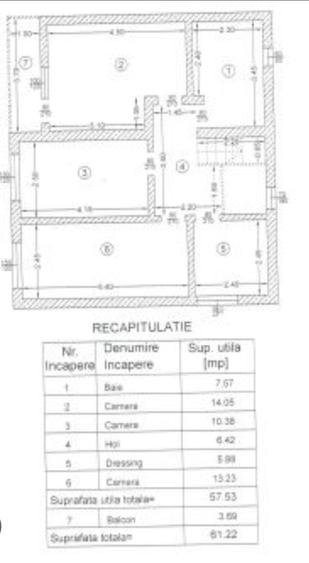 Casă cu 3 camere în Albești