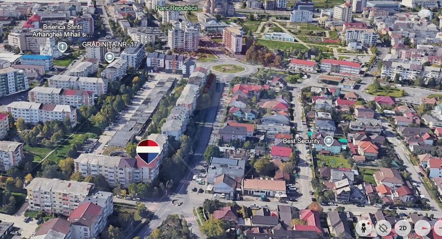 Apartament cu 3 camere decomandat, mobilat în Republicii