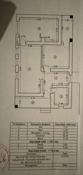 3 camere - Rediu - 71 mp + gradina 35 mp - parcare - 106000 euro - 6
