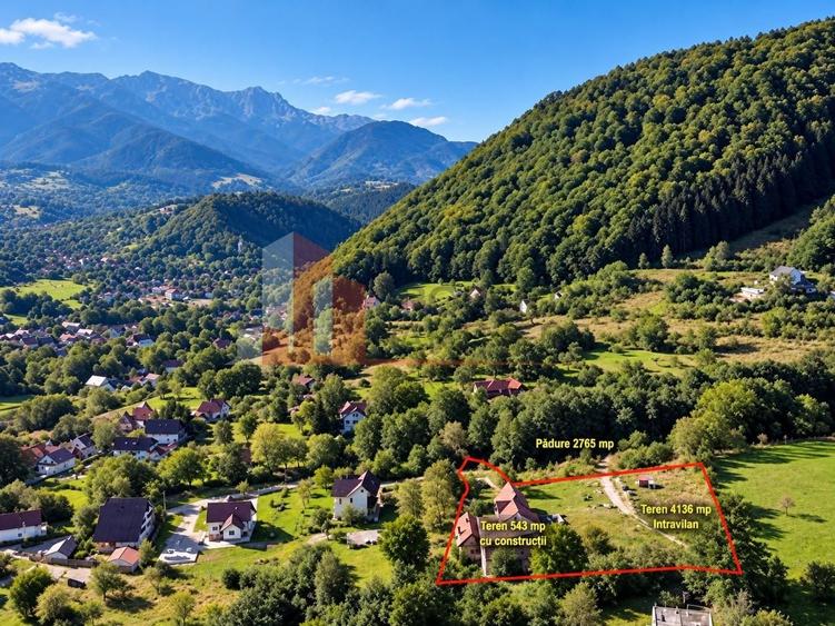 Teren Construcții intravilan de 7151 mp, în Bran