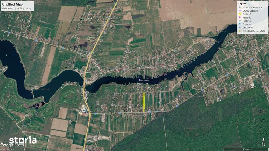 Teren de 13154 mp, în Snagov