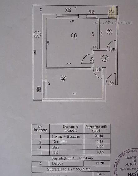 Apartament cu 2 camere decomandat, mobilat în Rahova