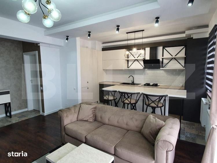 2 camere, mobilat lux, parcare subterana, Complex Luminia - 7
